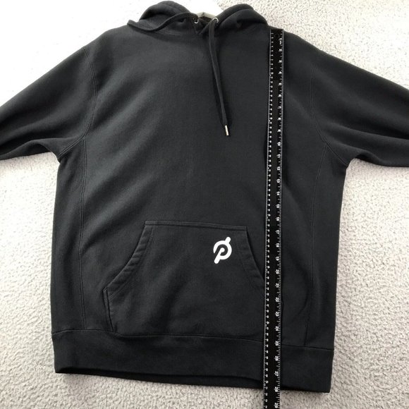 Rare! PELOTON x Jean Michel Basquiat Cassius Clay Men's LARGE Black Hoodie - Picture 13 of 16